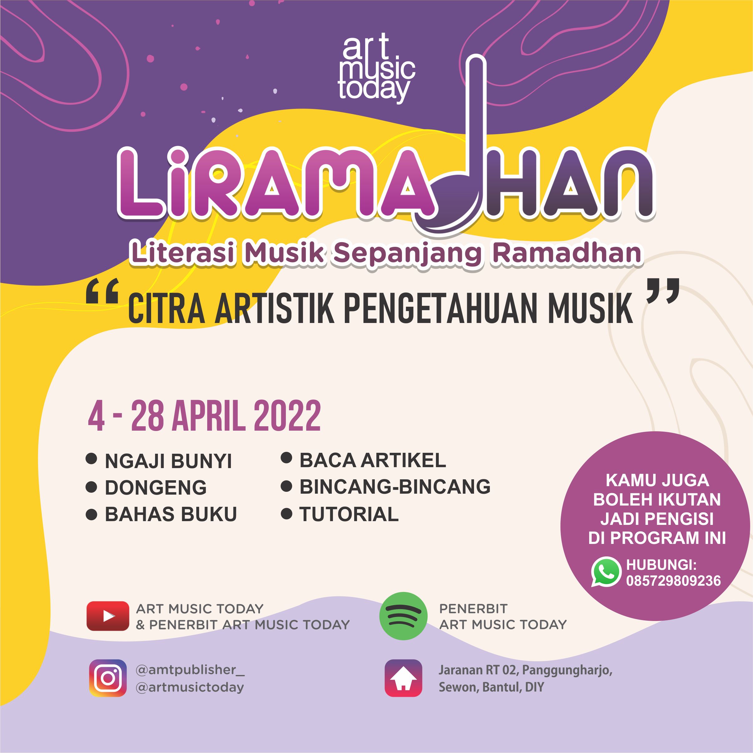LITERASI MUSIK SEPANJANG RAMADHAN 2022