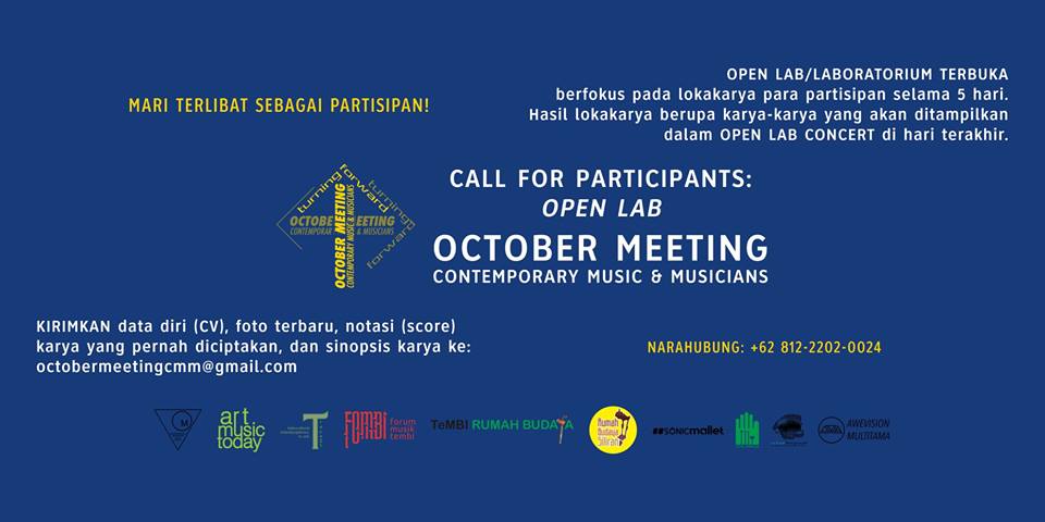 Pendaftaran Partisipan Open Lab/Laboratorium Terbuka October Meeting 2019